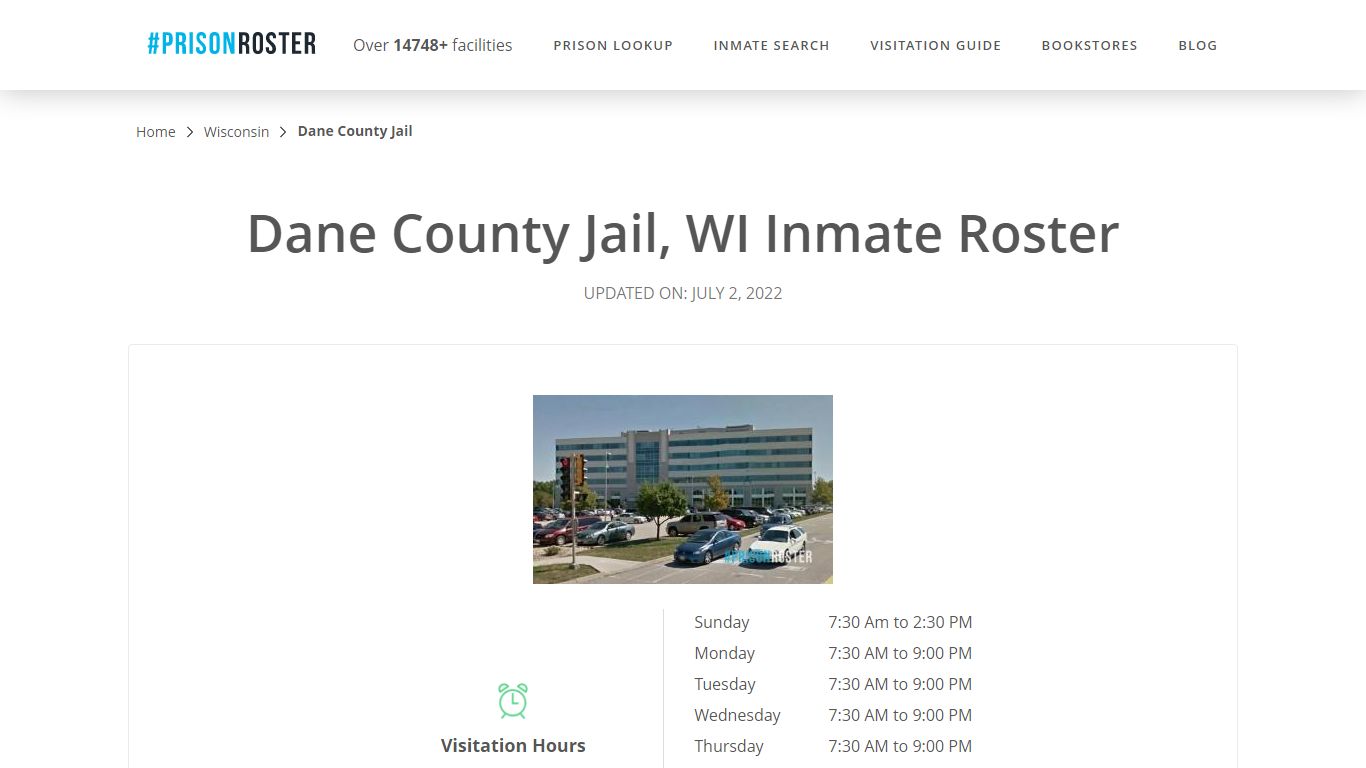 Dane County Jail, WI Inmate Roster - Prisonroster